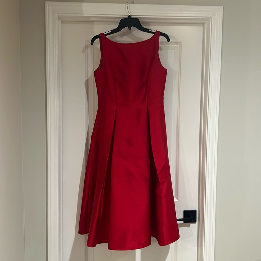 Adriana Papell tea length formal dress